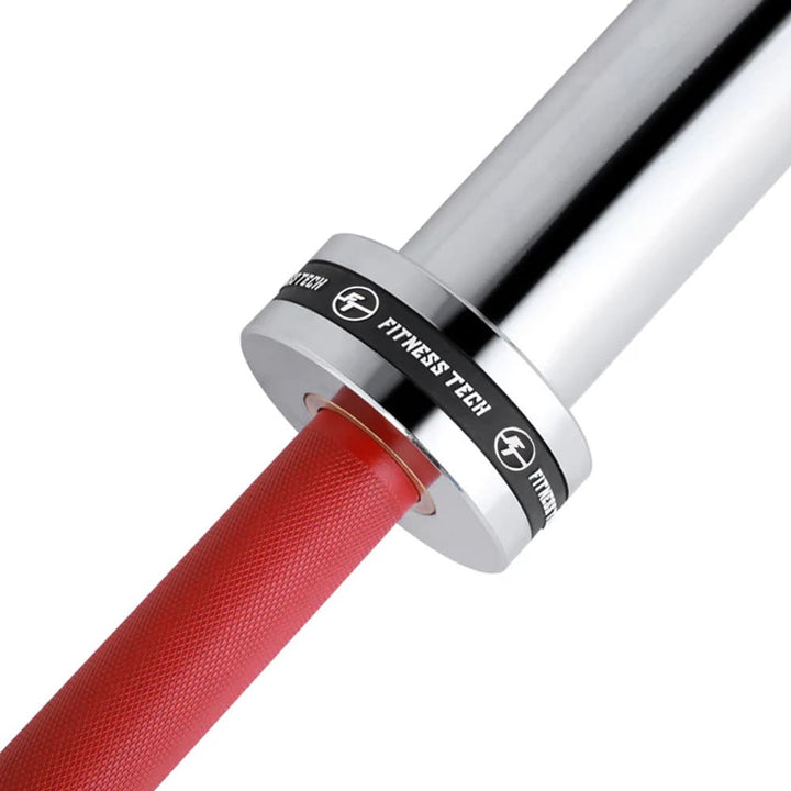 Barra Olímpica 2.2M * 50MM 4 Rodamientos Rojo 365kg - Detalle 1