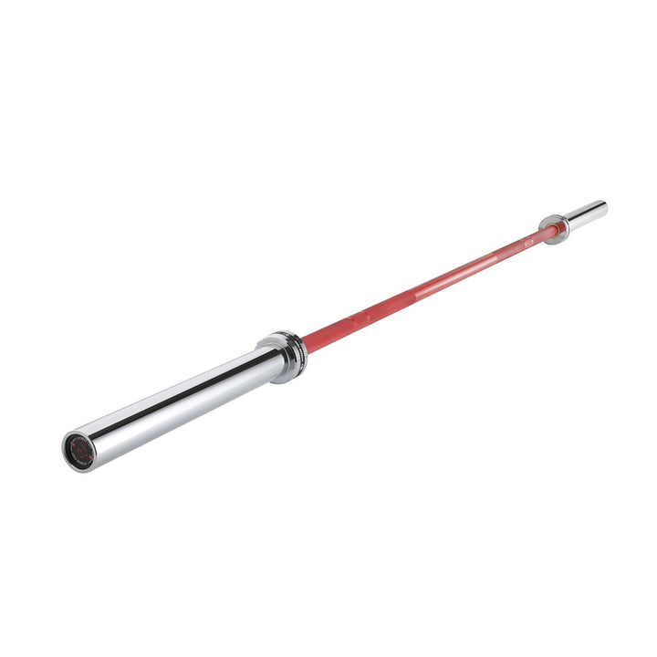 Olympische Stange 2,2 m x 50 mm 4 Kugellager Rot 365 kg