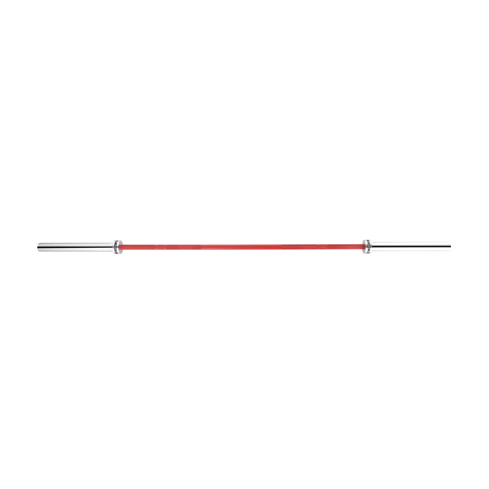Olympische Stange 2,2 m x 50 mm 4 Kugellager Rot 365 kg