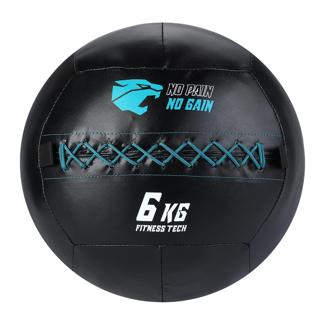 Set aus 5 Wall Balls (3–14 kg) + Rack