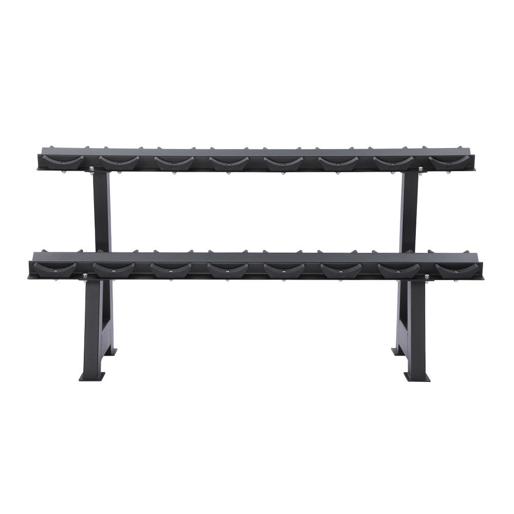 Soporte de mancuernas profesional de 8 Pares - Frente