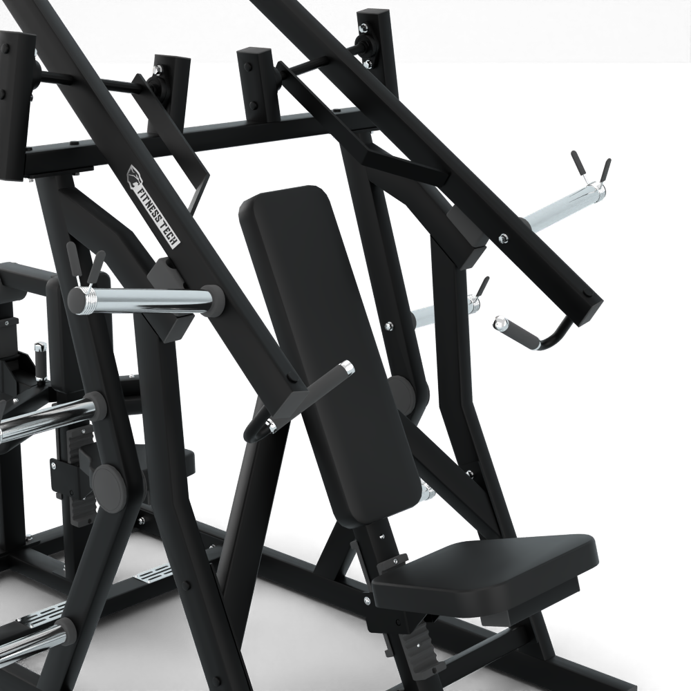 Press Banca Inclinado y Jalón Dorsal | Máquina de Palanca Dual - Pro Series