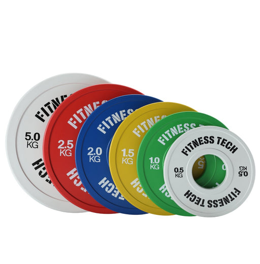 Disco Bumper Plate Fraccional Alta Resistencia - Fitness Tech