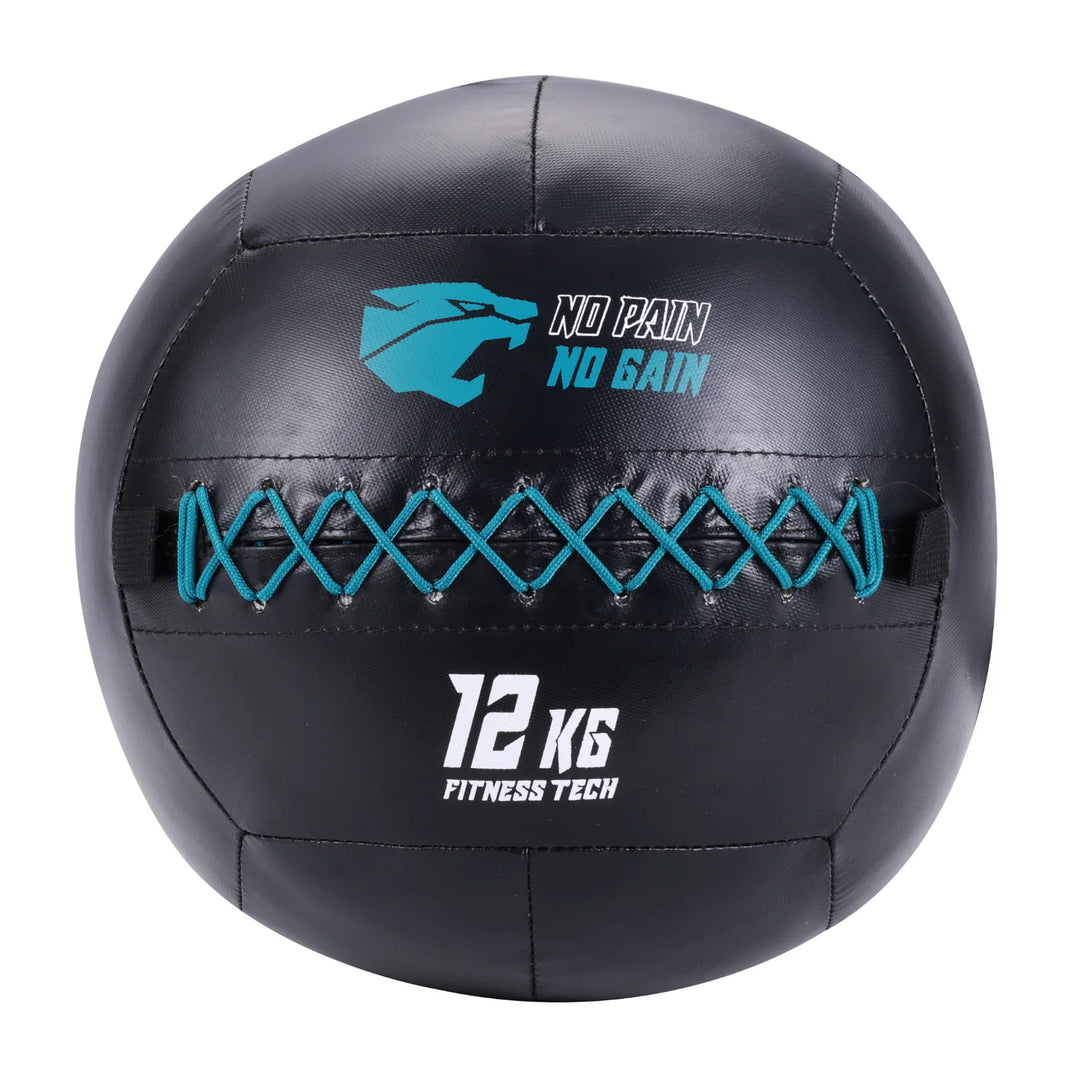 Set aus 5 Wall Balls (3–14 kg) + Rack