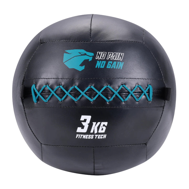 Set aus 5 Wall Balls (3–14 kg) + Rack
