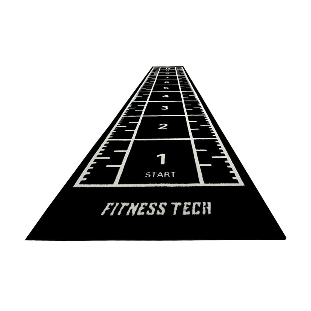 Césped artificial para gimnasio | Pista de sprint - Negro