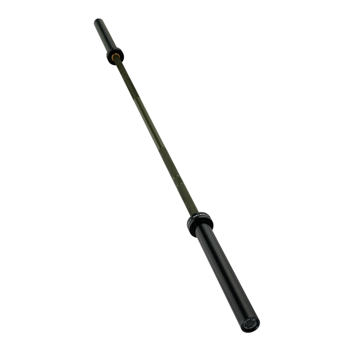 Barra olímpica verde 220 cm x 50 mm 8 rodamientos