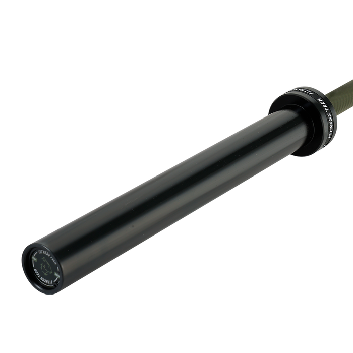 Barra olímpica verde 220 cm x 50 mm 8 rodamientos