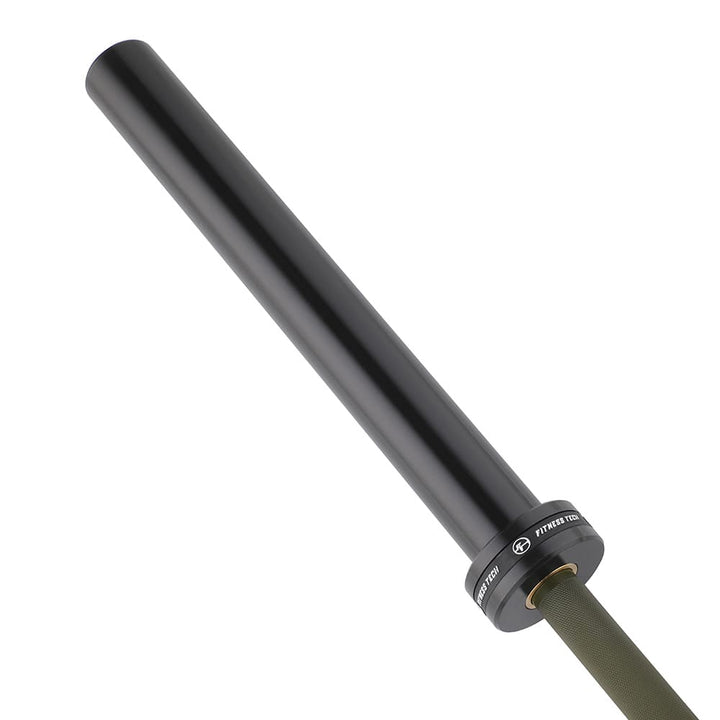 Barra olímpica verde 220 cm x 50 mm 8 rodamientos