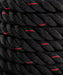 Cuerda Combate Crossfit 12Mx50MM Negra y Roja - Fitness Tech